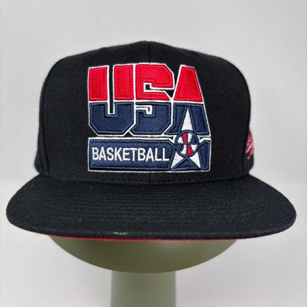 Mitchell & Ness USA Basketball Dream Team 92 Snapback Hat Black Wool Iconic NBA